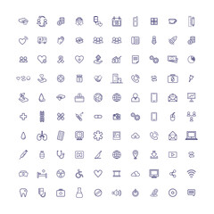 Stakeholder Management icon set with stakeholder, engagement, communication, collaboration, relationship, trust, influence, feedback, mapping, prioritization icon. Simple flat vector