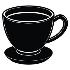 Isolated Coffee Cup on White Background