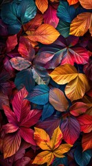 Fototapeta premium Vibrant Autumn Leaves Background