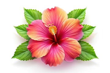 Hibiscus Flower Logo Design