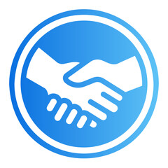 partnership Gradient icon