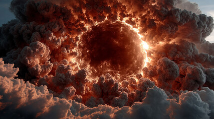 A holographic solar flare bursts in cosmic fireworks symbolizing energy transformation interstellar wonder and the fusion of futuristic technology with celestial power and universal mystery

