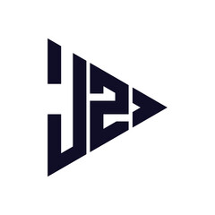 triangle letter logo design