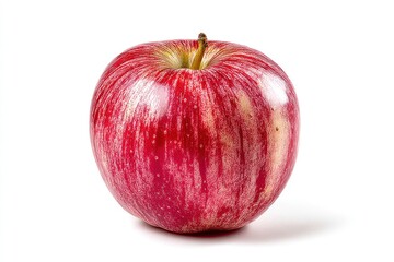 Crimson Apple: A Vibrant Still Life Study