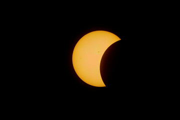Solar eclipse, partial