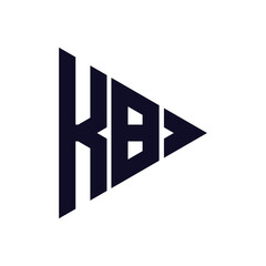 triangle letter logo design