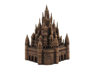 Obraz premium Miniature Architectural Landmark Replica in Compressed Scale Design