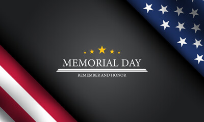 Memorial day background design