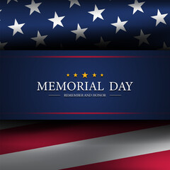 Memorial day background design