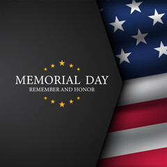 Memorial day background design