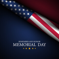 Memorial day background design
