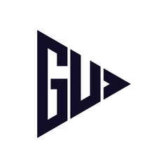 triangle letter logo design