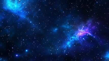 Obraz premium Celestial Sky Mymixzer3 Starry Night Background - A cosmic scene of vibrant nebulae and distant stars, symbolizing wonder, mystery, infinity, exploration, and creation