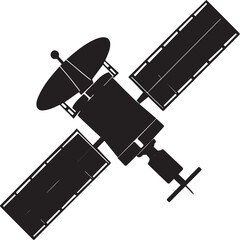 Satellite vector icon illustration