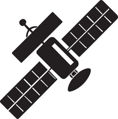 Satellite vector icon illustration