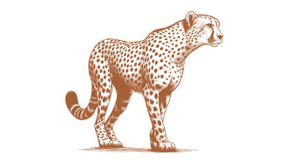 Cheetah vector