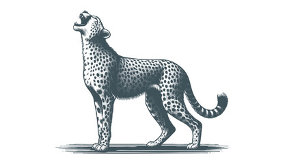 Cheetah vector