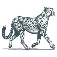 Cheetah vector
