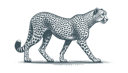 Cheetah vector
