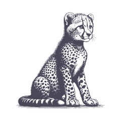 Cheetah vector