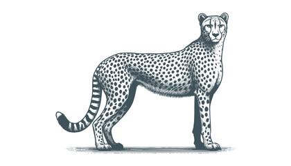 Cheetah vector