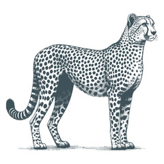 Cheetah vector