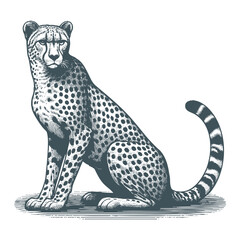Cheetah vector