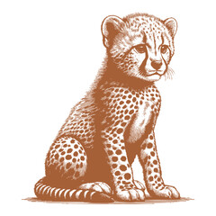 Cheetah vector