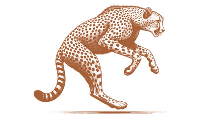 Cheetah vector