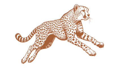 Cheetah vector