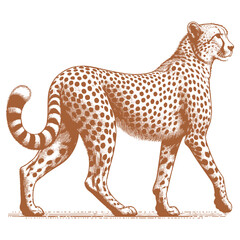 Cheetah vector
