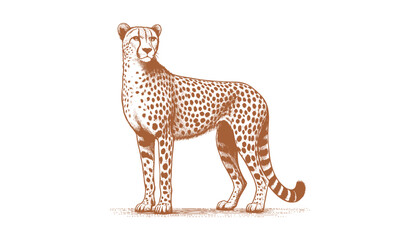 Cheetah vector