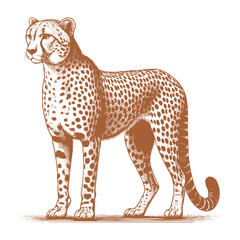 Cheetah vector