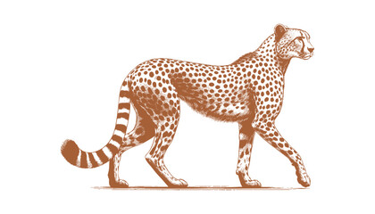 Cheetah vector