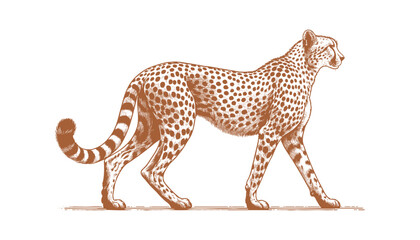 Cheetah vector