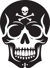 skull death flat vector icon