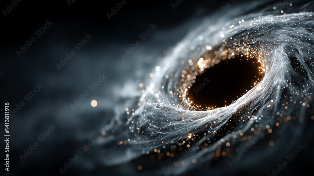 Aufkleber futuristic digital interface with glowing ai hologram symbolizing the evolution of artificial intell