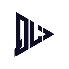 triangle letter logo design