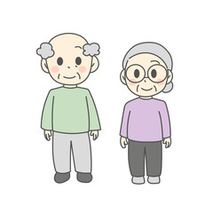 高齢者のイラストセット