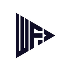 triangle letter logo design