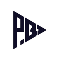 triangle letter logo design