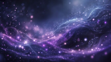 Obraz premium Dreamy Galaxy Bokeh with Space Colors