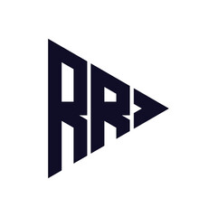 triangle letter logo design