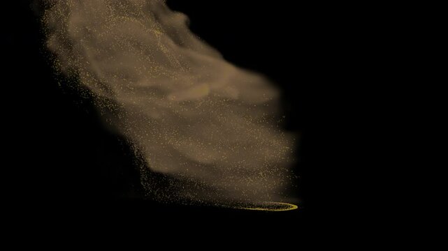 skull smoke particle disappear effects