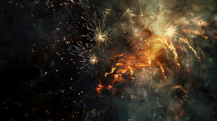 National Patriots' Day Fireworks Background: Paying Tribute to the Immortal Feats of Patriotic Martyrs and the Eternal Glory of Patriotic Spirit on National Patriots' Day with the Spectacle of Firewor
