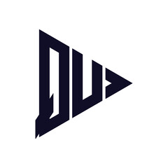 triangle letter logo design