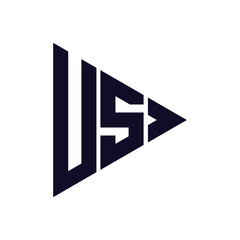 triangle letter logo design