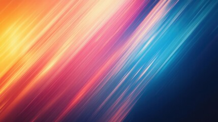 Vibrant Gradient Background with Flowing Light Trails in Motion