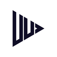 triangle letter logo design