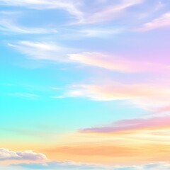 Obraz premium Pastel Sky Cloudscape (2)
